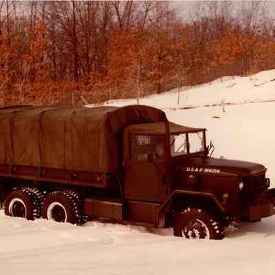 M35 in the snow