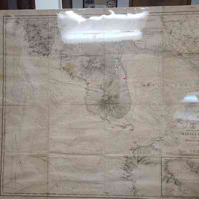 Map of Manila Bay and Approaches