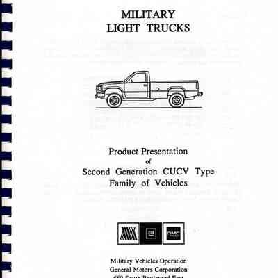 CUCV II Info pack