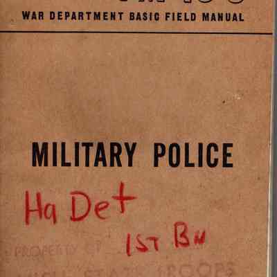 FM 19-5 Military Police