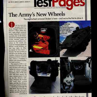 Page from Popular Science on the Stryker