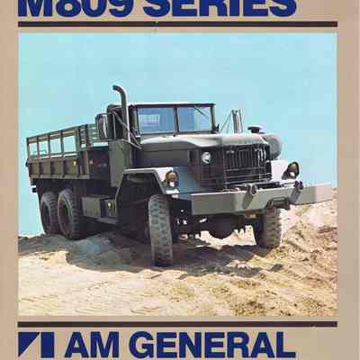 M809 Series, 6x6, 5 Ton Tactical Truck