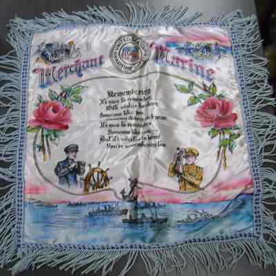 World War 2 Merchant Marine Commemorative Cloth