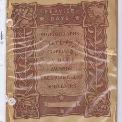 Service Days WWII Souvenir Scrapbook