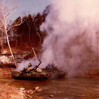 M1 Abrams and M3 Bradley photo