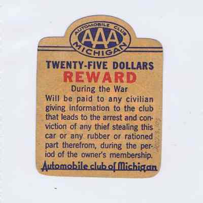 AAA REWARD Sticker