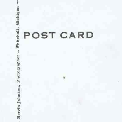 Back of post card, unused