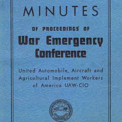 UAW-CIO Conference Minutes April 1942