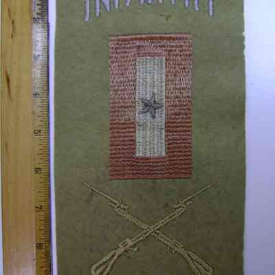 WWI Blue Star Flag, Infantry