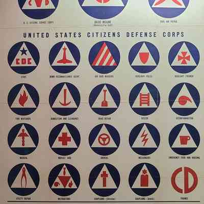 Official Civilian Defense Insignia