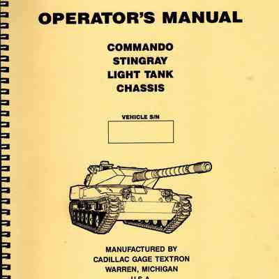 Cadillac Gage Stingray Commando manual