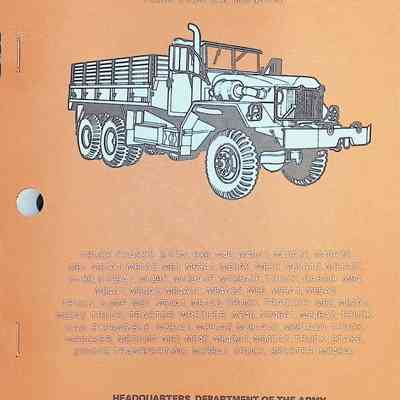 Truck, 5-Ton, 6x6, Operators manual