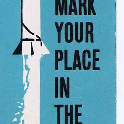 US Air Force recruiting book marker