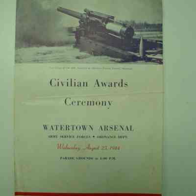 Watertown Arsenal Awards Program