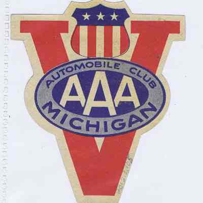 AAA Shield V Sticker