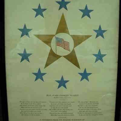 WWI Gold Star Poster