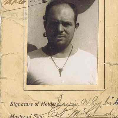 Merchant Marine Suez Canal Police Port Said Pass Photo ID
