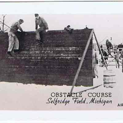 A Snowy Obstacle Course, Selfridge Field