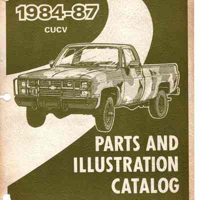 1984-87 CUCV Parts Catalog
