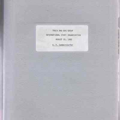 GM Truck and Bus Group Staff Folder