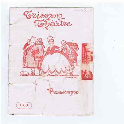 Trianon Theater Program