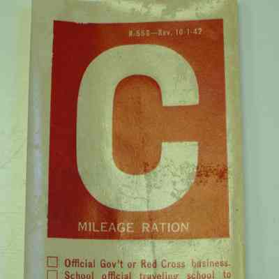 Gasoline "C" card