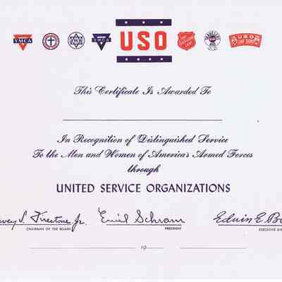 USO Certificate