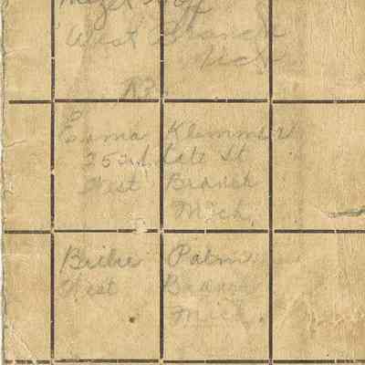 Irvin W. English Leave Pass: Rear