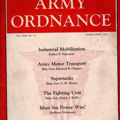 March - April 1942 issue of Army Ordnance Magazine