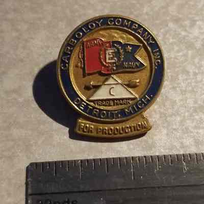 Carboloy Company E-Award Pin