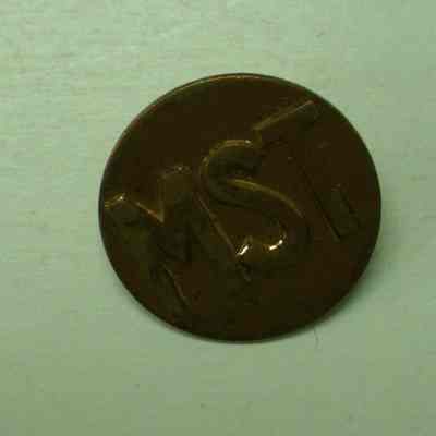 Michigan State Troops EM Collar Disk