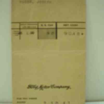Ford Pay Envelope