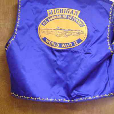 WWII Michigan Submarine Veteran Vest