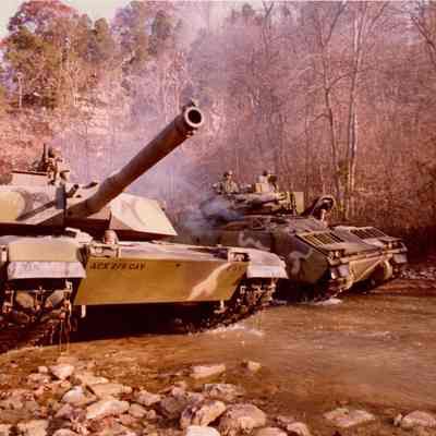 M1 Abrams and M3 Bradley photo