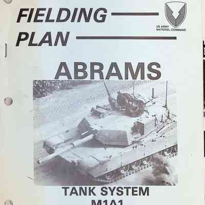 M1A1 Abrams Material Fielding Plan (MFP)
