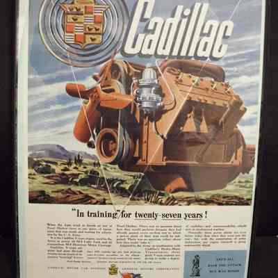 Cadillac V8 Tank Engine Ad