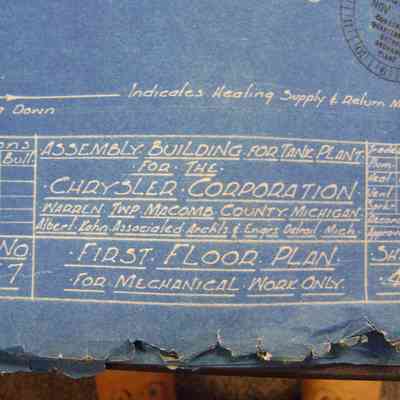 Warren Tank Plant Blueprints