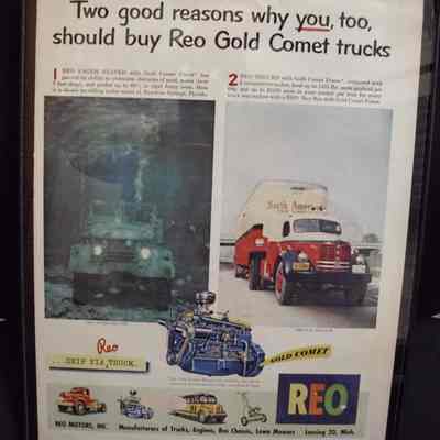 REO Truck Ad