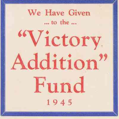 Victory Addition Fund Window card