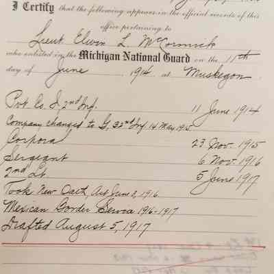 1917-1944 Service Records & Clippings