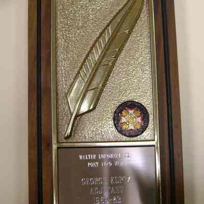 VFW Member Plaque