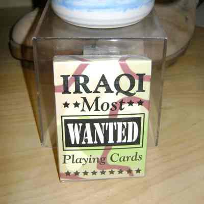 Iraqs Most Wanted Playing card deck