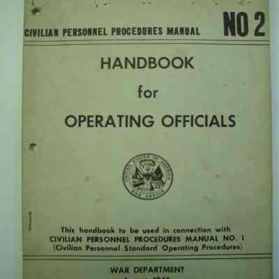 Civilian Personnel Procedures Manual #2