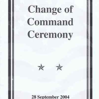 Change of Command Ceremony, TACOM
