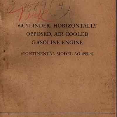 6-Cylinder, Horizontally Opposed Engine