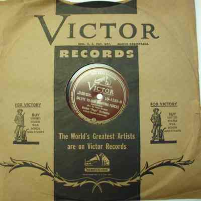 Victor 78 Record, "Salute to our Fighting Forces