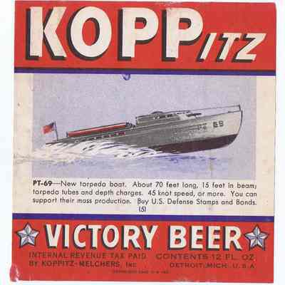 Koppitz Victory Beer Label #5