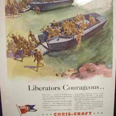 Chris Craft Landing Boat Ad