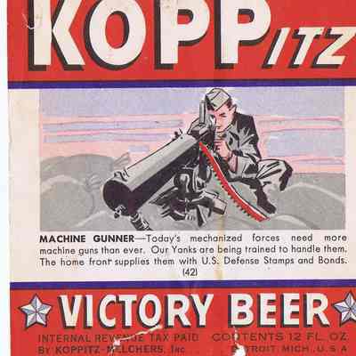 Koppitz Victory Beer Label #42