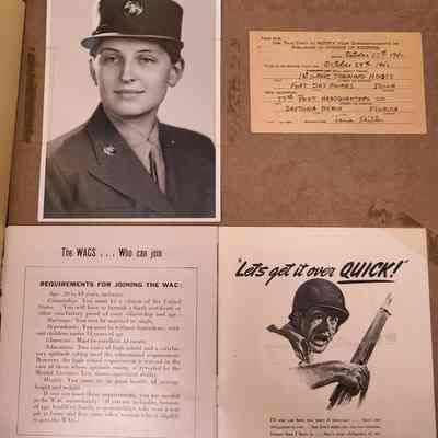 Jane Miller WAAC Scrapbook